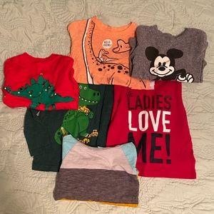 2T long sleeve shirt bundle